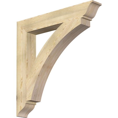 Ekena Millwork Thorton Traditional Rough Sawn Bracket, Douglas Fir, 6"W x 42"D x 42"H BKT06X42X42THR01RDF